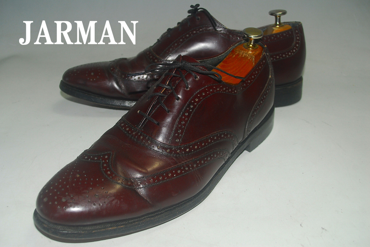 ATX2770/最終値下げ価格!他でも出品中!早い者勝ちです!熟練の職人技巧/JARMAN/ウイングチップ/28.5㎝/ロー/高級レザー/シューズ/革靴拍卖