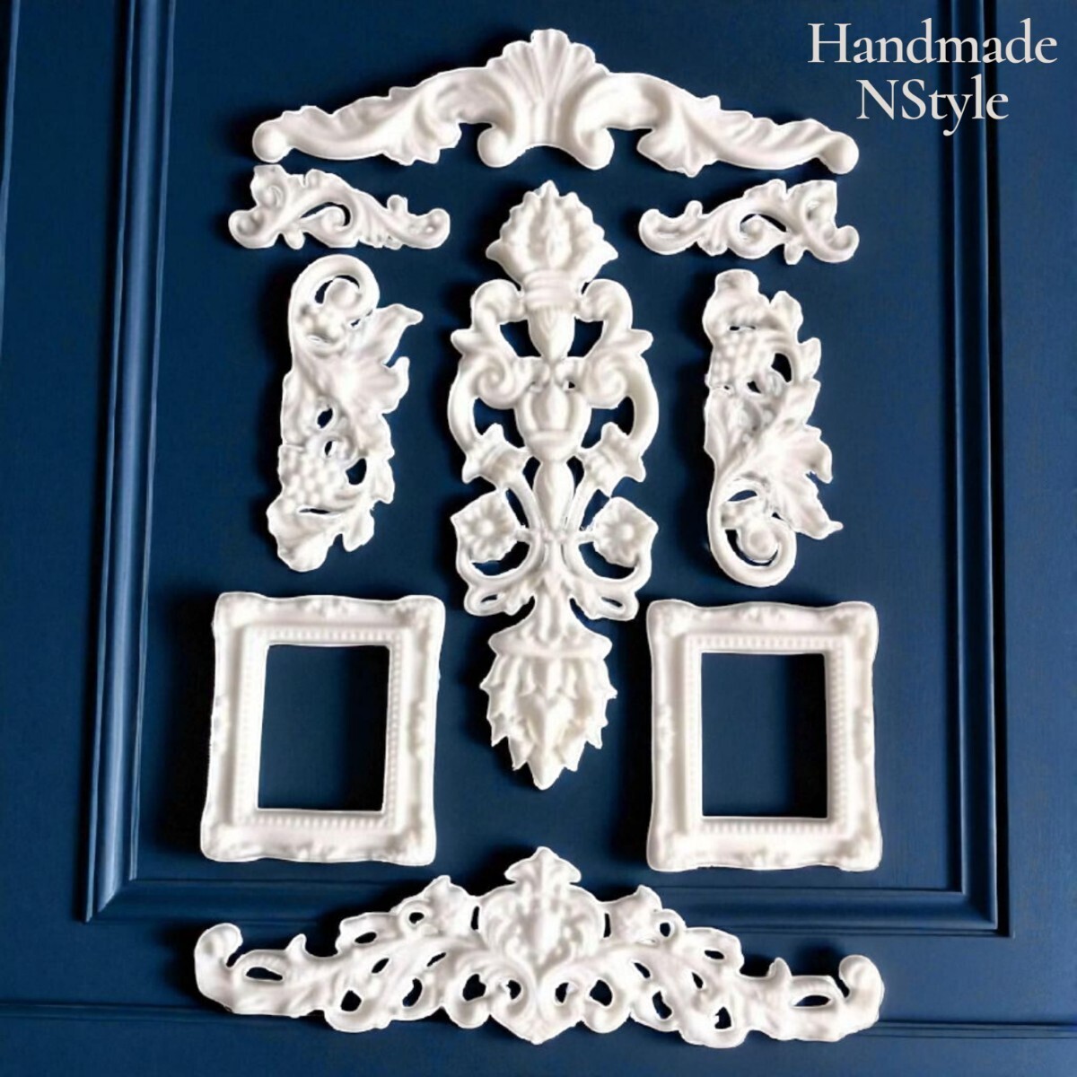 Handmade アンティーク飾りレリーフ 9点 拍卖