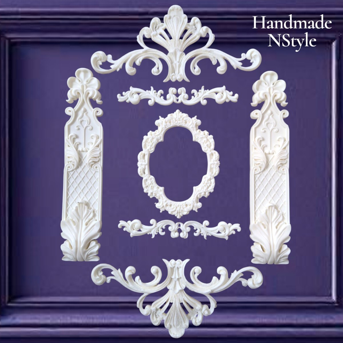 アンティーク飾り DIY 装飾 ロココ調レリーフ拍卖