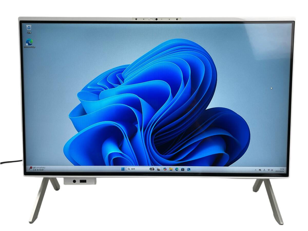 富士通 FMV F55-K1 Desktop F 液晶一体型 Intel Core i5-1235U メモリ16GB+SSD512GB+DVD 顔認証 23.8型FHD Win11 送料無料 Y7J214拍卖