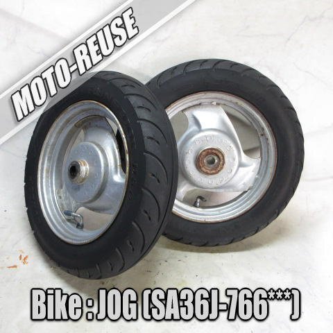 □【JOG ジョグ SA36J 4st】純正ホイールセット 前後 フロント リア □K78143拍卖