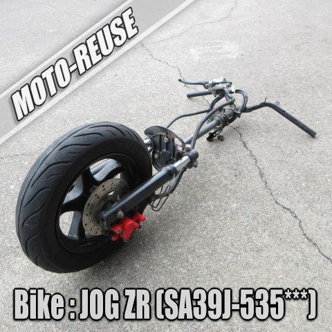 □【JOG ZR ジョグZR SA39J】純正フロント足ASSY フロントホイール ハンドル ステム フォーク ディスクブレーキ □K78308拍卖