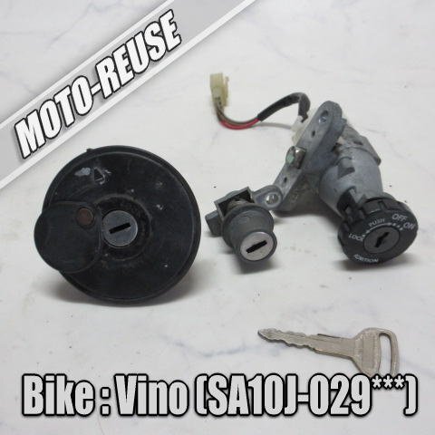 □【Vino ビーノ SA10J 2st】純正キーセット キーSET 動作OK(製作キー)□K69779拍卖