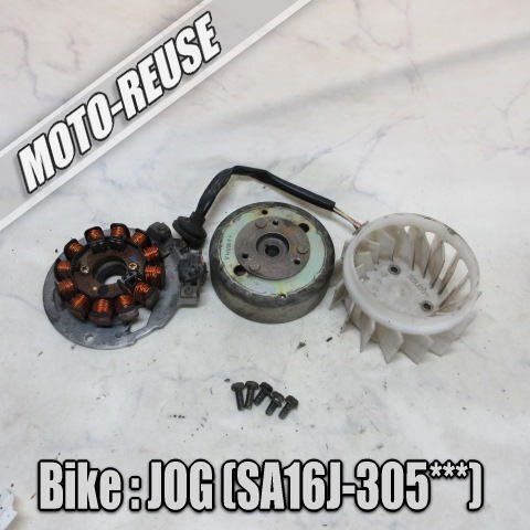 □【リモコン JOG ジョグ SA16J 2st】純正ジェネレーター ステーターコイル フライホイール ダイナモ ZR EVO エボ□K72859拍卖