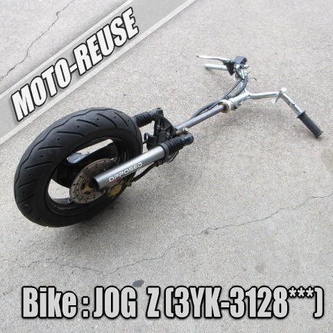 □【JOG Z ジョグZ 3YK 2st】純正フロント足ASSY ステム/三又/ブレーキ/ホイール/ハンドル□K78602拍卖