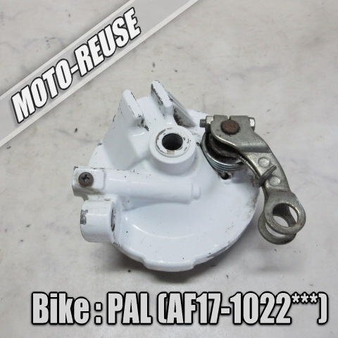 □【PAL パル AF17 初期型 2st】純正フロントブレーキパネル ブレーキドラム メーターギア□K67409拍卖