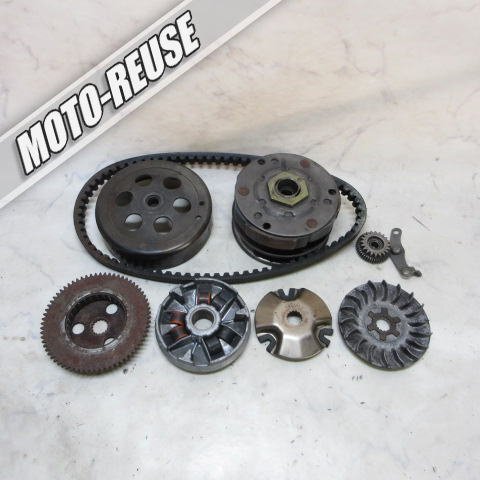 □【ジョグZR JOG ZR 3YK】取外し駆動系 プーリー クラッチ ワンウェイクラッチ ベルト (JOG90/AXIS90/3WF) □K75961拍卖