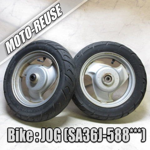 □【JOG ジョグ SA36J 4st】純正ホイール 前後セット フロントホイール リアホイール□K78964拍卖