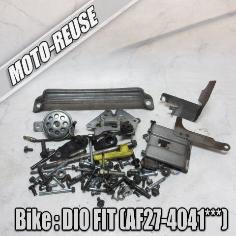 □【DIO FIT ディオフィット AF27】純正ショートパーツセット カウルステー/シートロック/ボルト/ナット□K67057拍卖