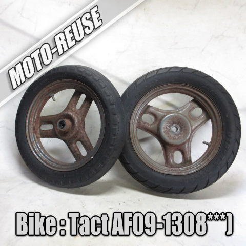 □【スーパータクト スパタク AF09 2st】純正ホイール 前後セット フロントホイール リアホイール□K79274拍卖