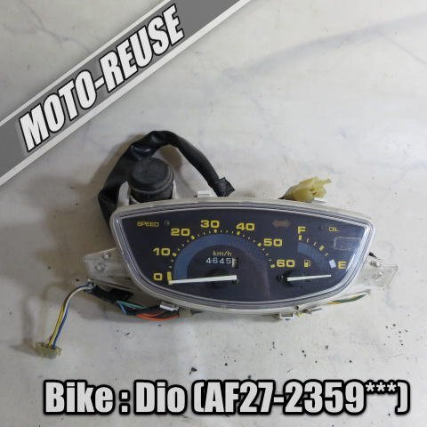 □【スーパーDIO ディオ AF27】純正スピードメーター(A) 動作OK□K30402拍卖