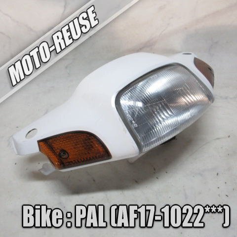 □【PAL パル AF17 初期型 2st】純正ライトASSY ヘッドライト ライトカウル アッパーカウル□K67428拍卖