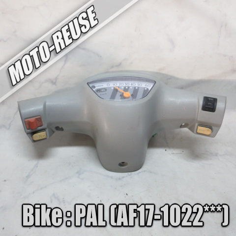 □【PAL パル AF17 初期型 2st】純正メーターASSY スピードメーター ハンドルカバー スイッチ□K67427拍卖