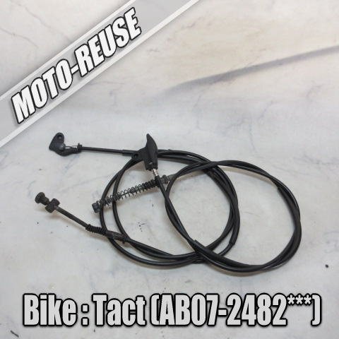 □【Tact タクト AB07 2st/12V車】純正ブレーキワイヤー セット(レターパックライト)ブレーキケーブル□K68731拍卖