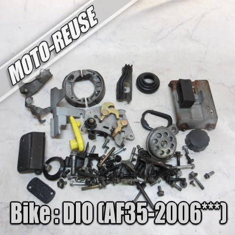 □【DIO ディオ AF35 コンビブレーキ車】純正ショートパーツセット カウルステー/シートロック/ステー/キャップ AF34□K71907拍卖