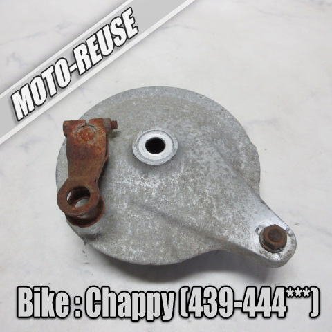 □【Chappy チャッピー 439】純正リアブレーキパネル ブレーキドラム リヤ□K61816拍卖