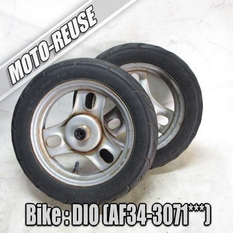 □【LIVE DIO ライブディオ AF34 2st】純正ホイールセット フロント リア □K79759拍卖