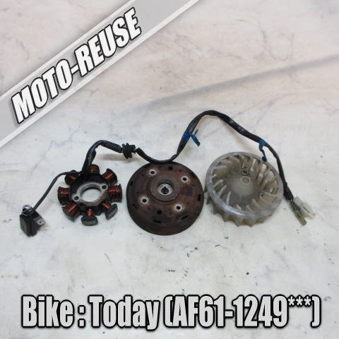 □【TODAY トゥデイ AF61】純正ジェネレーター フライホイール ステーターコイル マグネット□K79721拍卖