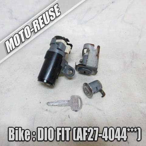 □【DIO FIT ディオフィット AF27】純正キーSET 動作OK(製作キー)□K74336拍卖