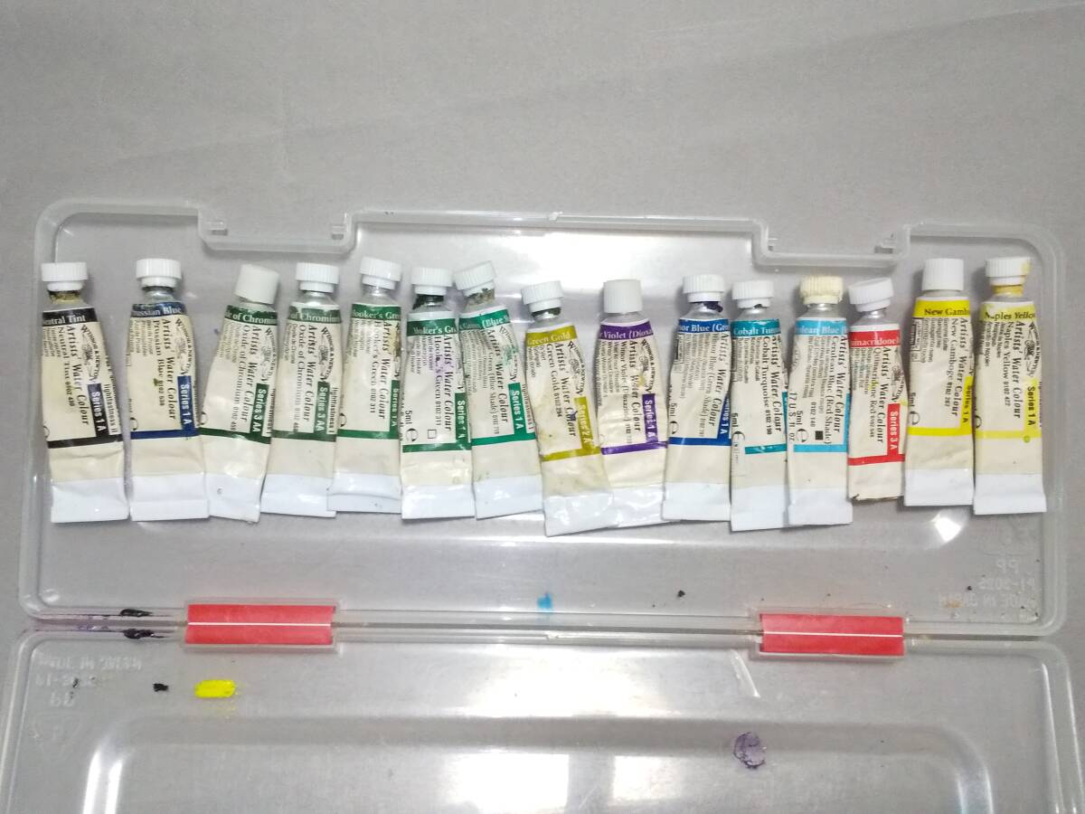 ウィンザー&ニュートン 水彩絵具  Artists’Water Colour 15本拍卖