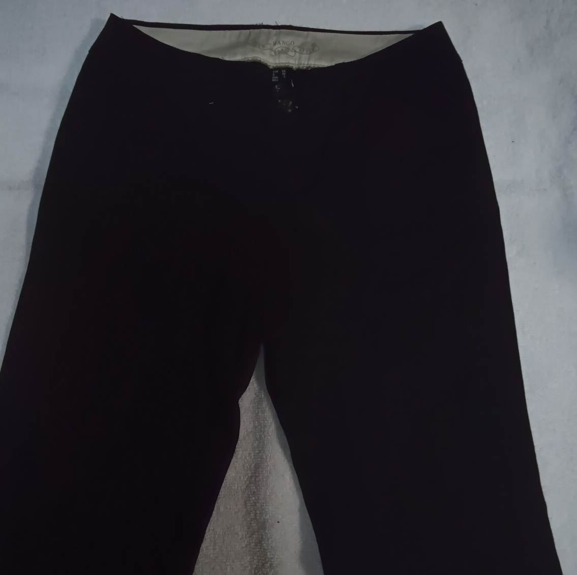 300円スタート MNG ブラック スリムフィットパンツ 拍卖