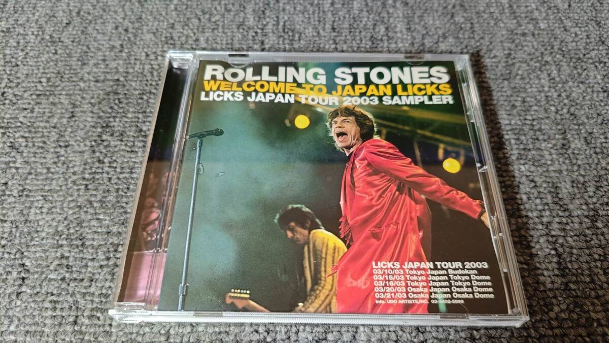 見本盤 The Rolling Stones Welcome To Japan Licks - Licks Japan Tour 2003 Sample /PCD-2727/CD/D415拍卖