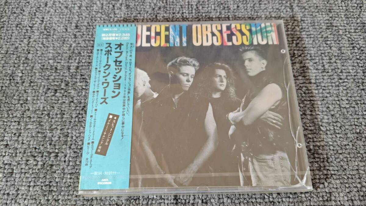 見本盤 国内盤 INDECENT OBSESSION = オブセッション/INDECENT OBSESSION = スポークンワーズ/JAPAN WMC5-100 CD/E15拍卖