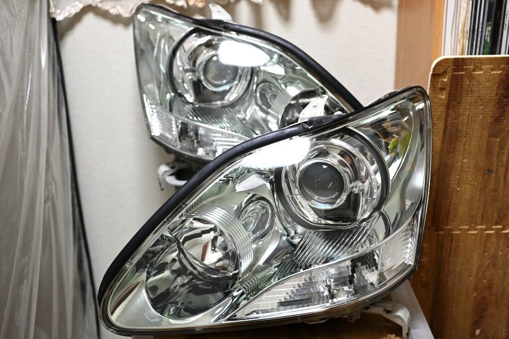 綺麗 付属品完備 黄ばみ無し TOYOTA UCF30 UCF31 30 セルシオ 純正 後期 HID キセノン 左右 ヘッドライト ② ASSY STANLEY 50-68拍卖