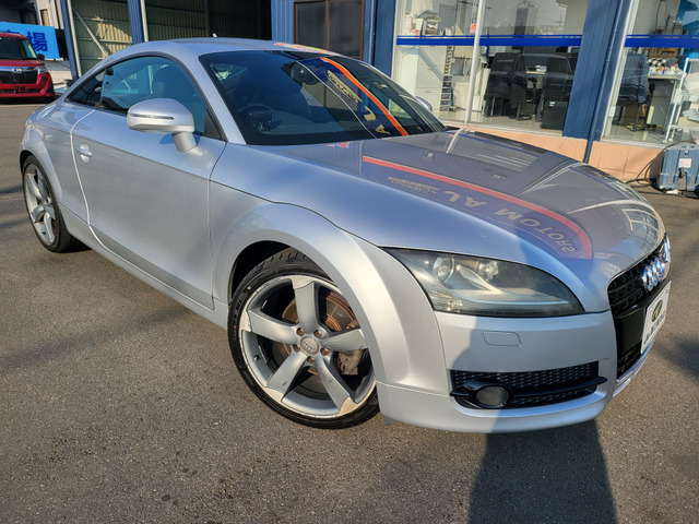 【諸費用コミ】:アウデイTTH19年12月★ターボ車★社外ナビ地デジ★ETC★本革シート★GPSレーダー★車検2年付★埼玉発★拍卖