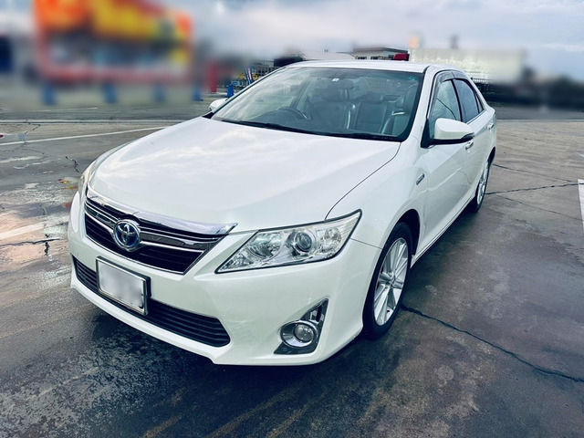 【車検有】平成24年 トヨタ カムリハイブリッド 2.5 レザーパッケージ ドラレコ バックカメラ ETC【愛知】走行12.5万km拍卖