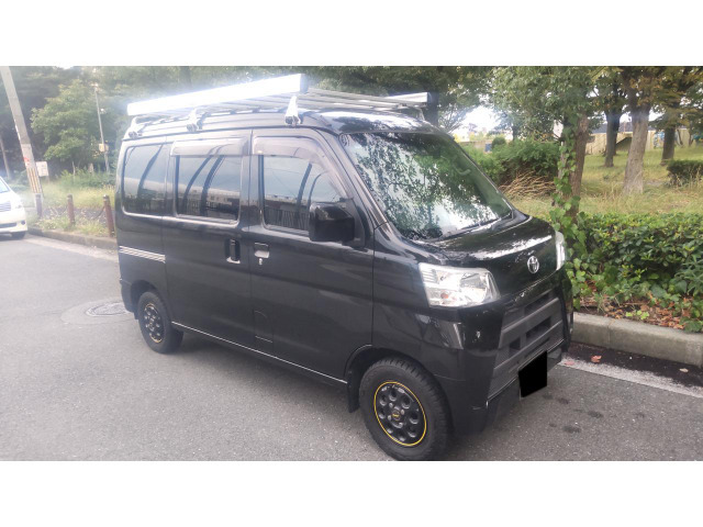 【諸費用コミ】返金保証付:☆激安☆検2年付 ☆ピクシスバン クルーズターボ SAIII ブラック ハイルーフ TV/NAVI・ETC拍卖