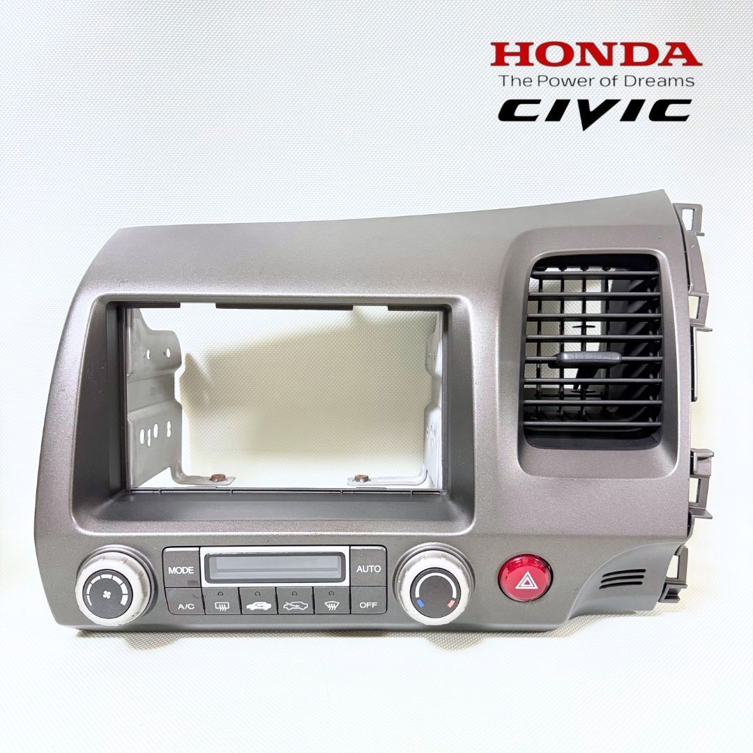 美品!シビック FD1 FD2 FD3 純正 オーディオパネル 77250-SNA-U010-20 ステー付き センターパネル ナビパネル 送料無料/即決【51016-1】拍卖