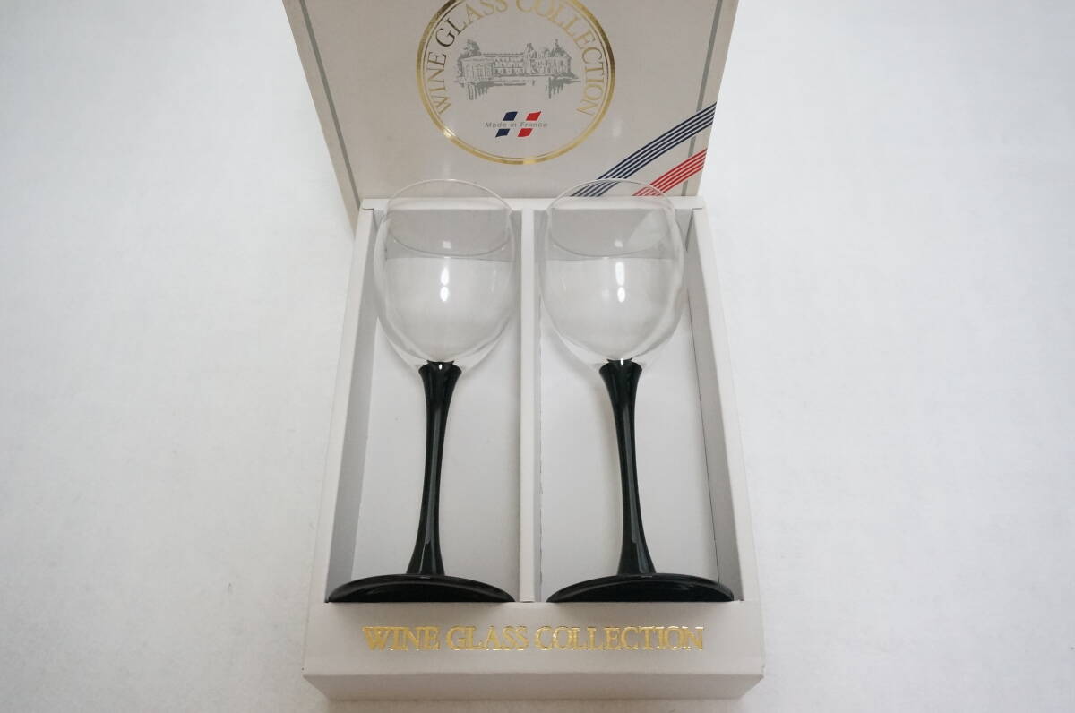 「未使用」 KAMEI GLASS ワイングラス 2個セット グラス カップ ペア フランス製拍卖