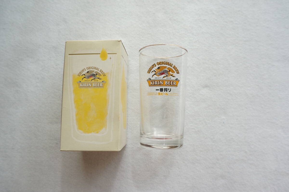 「未使用」 KIRIN キリン 一番搾り オリジナル グラス ビールグラス レトロ拍卖