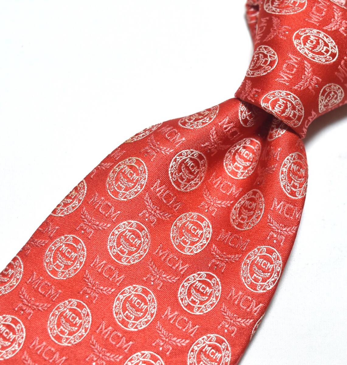 E764☆MCM ネクタイ パターン柄☆3本以上送料無料☆拍卖