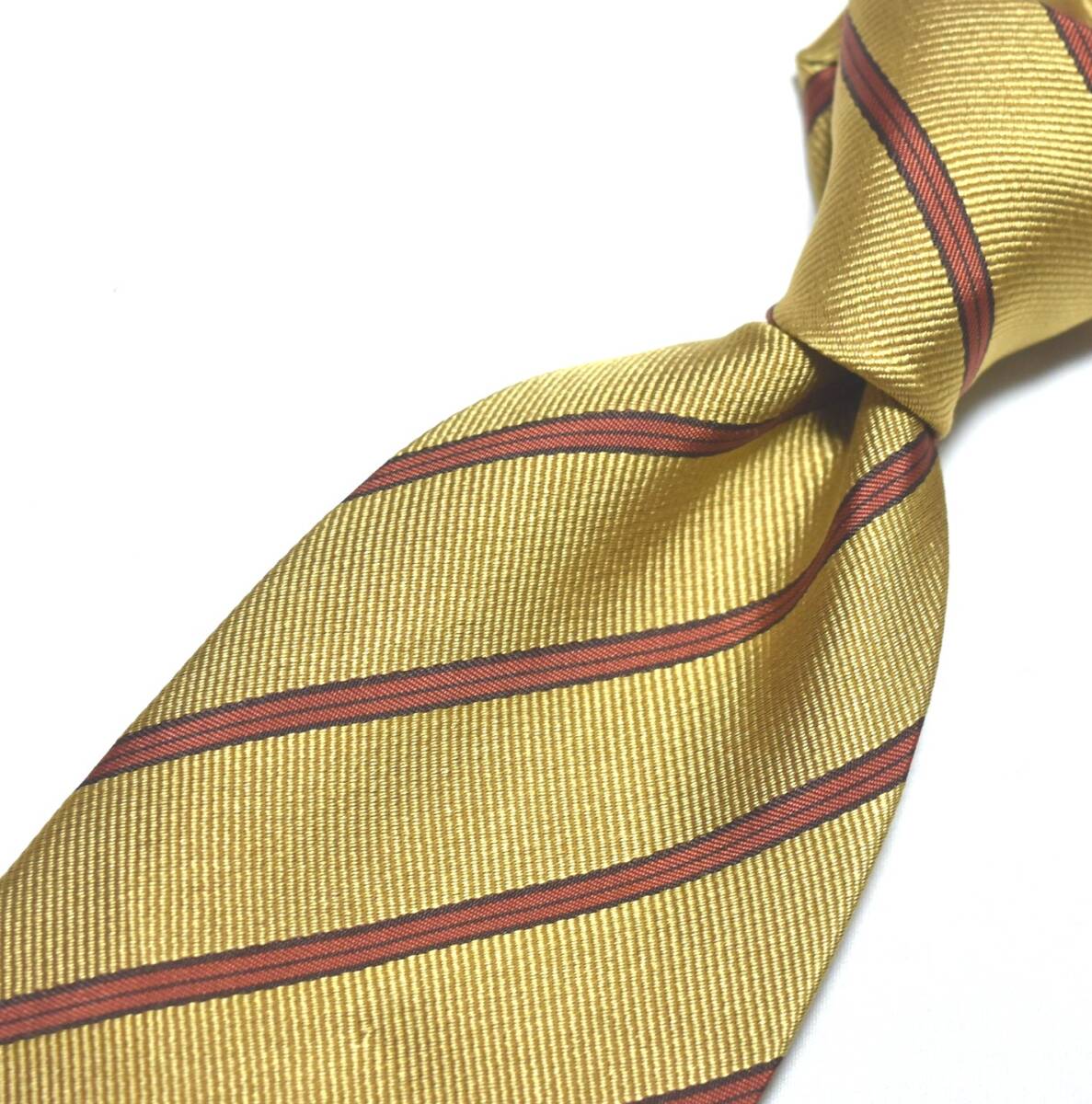 E754☆ダンヒル ネクタイ ストライプ柄☆3本以上送料無料☆拍卖