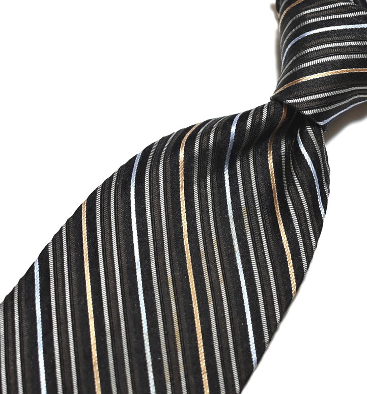 E073☆カルバンクライン ネクタイ ストライプ柄☆3本以上送料無料拍卖