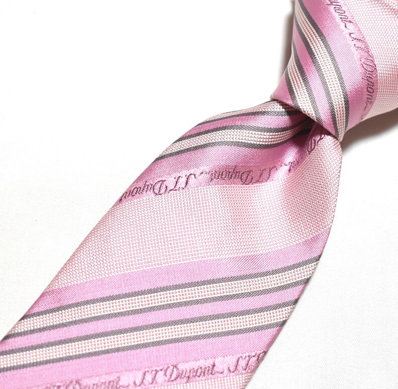 G145☆デュポン ネクタイ パターン柄☆3本以上送料無料拍卖