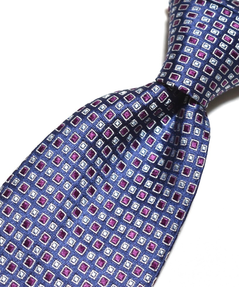 G152☆Guy Laroche ネクタイ パターン柄☆3本以上送料無料拍卖