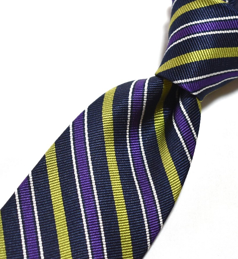 E398☆バナナリパブリック ネクタイ ストライプ柄☆3本以上送料無料☆拍卖