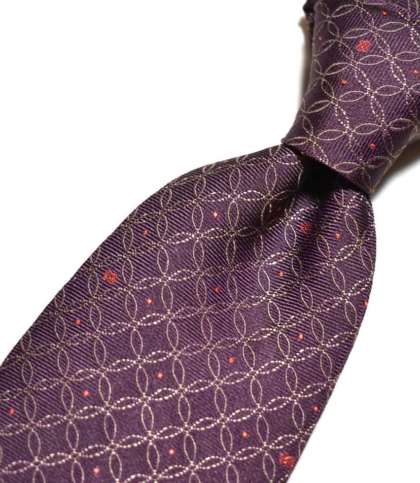 G312☆ランセル ネクタイ パターン柄☆3本以上送料無料拍卖