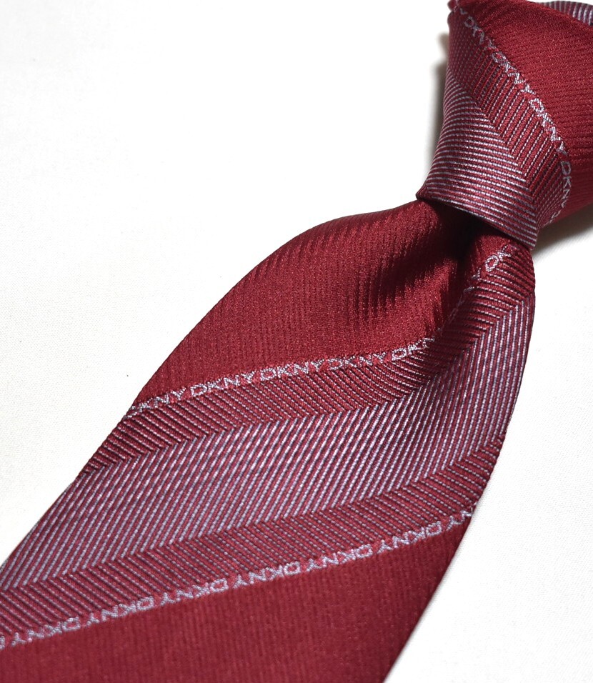 G162☆DKNY ネクタイ パターン柄☆3本以上送料無料拍卖