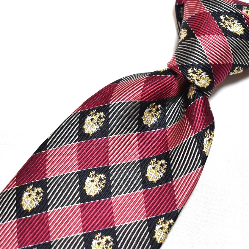 G369☆DAKS ネクタイ パターン柄☆3本以上送料無料拍卖