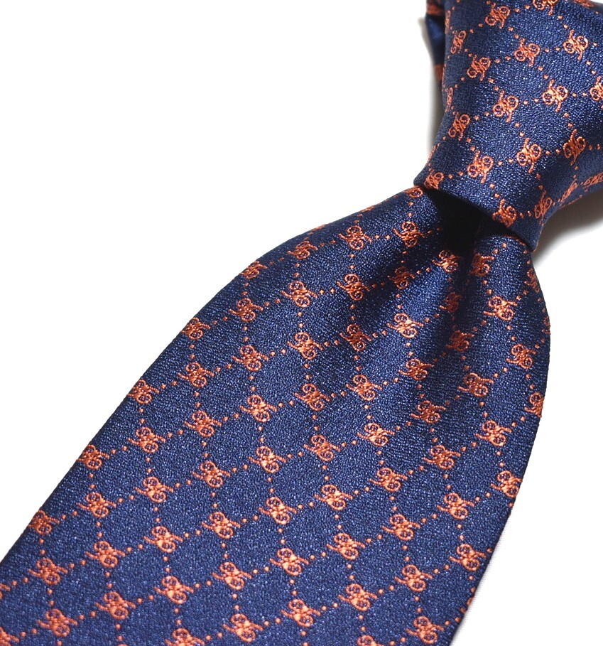 E012☆DAKS ネクタイ パターン柄☆3本以上送料無料拍卖