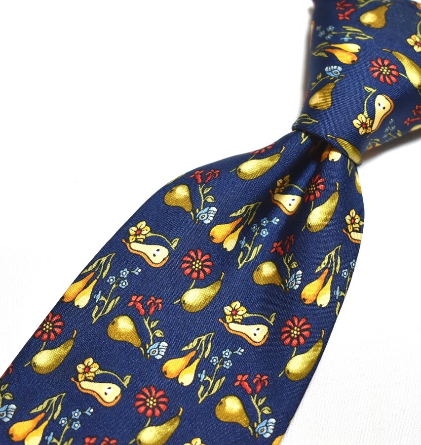 G563☆フェラガモ ネクタイ パターン柄☆3本以上送料無料拍卖