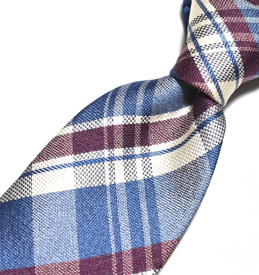 G468☆DAKS ネクタイ チェック柄☆3本以上送料無料拍卖