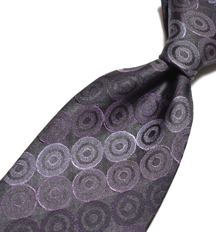 G030☆カルバンクライン ネクタイ パターン柄☆3本以上送料無料拍卖