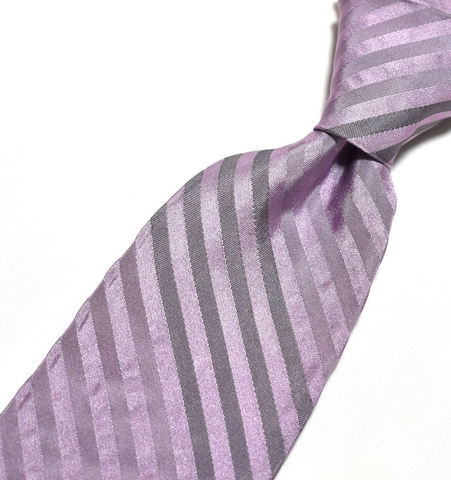 G503☆カルバンクライン ネクタイ ストライプ柄☆3本以上送料無料拍卖