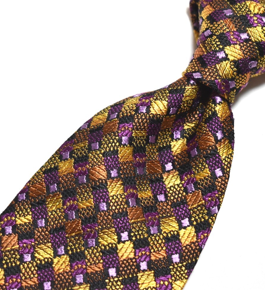 E660☆MISSONI ネクタイ パターン柄☆3本以上送料無料☆拍卖