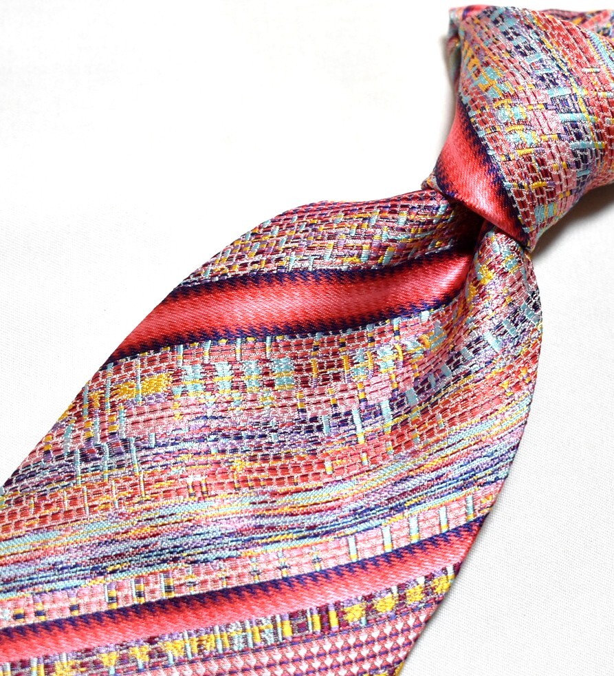 G344☆MISSONI ネクタイ パターン柄☆3本以上送料無料拍卖